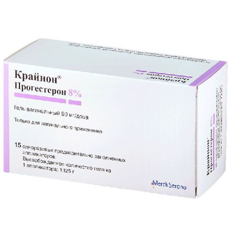 Крайнон гель ваг. 90 мг/доза аппликатор 1.125 г № 15
