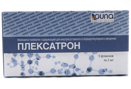 Плексатрон имплантат коллагенсод. для в/суст и периартикулярного фл. 2мл №5