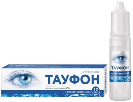 Тауфон капли глазн. 40 мг/мл 10 мл фл.-кап. п/э