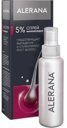 Алерана спрей д/нар.прим. 5 % 60 мл