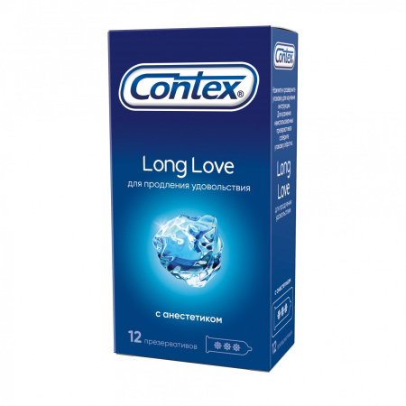 Презервативы Контекс № 12 Long Love с анестетиком 