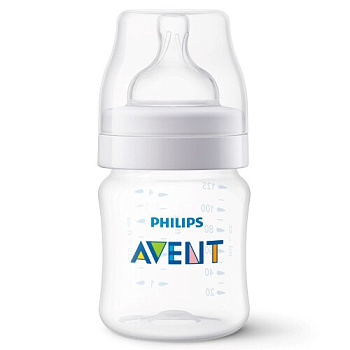 Бутылочка Авент д/кормления Anti-colic с силик. соской 125 мл 0+ SCY100/01