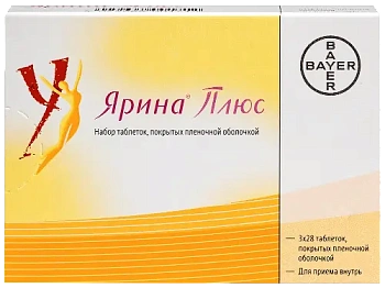 Ярина Плюс набор табл. п.п.о. 3.000 мг+0.030 мг+0.451 мг и 0.451 мг № 28х3