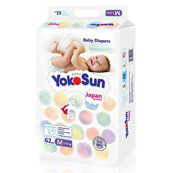 Подгузники ЙокоСан M 5-10 кг № 62