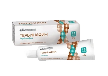 Тербинафин крем для нар. прим. 1 % 15 г