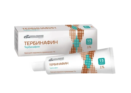 Тербинафин крем для нар. прим. 1 % 15 г
