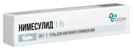Нимесулид гель для нар. прим. 1% 20 г