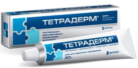 Тетрадерм крем для нар. прим. 0.05 % 30 г
