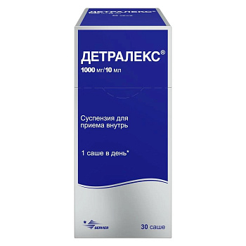 Детралекс сусп. для приема внутрь 1000мг/10мл 10 мл саше №30