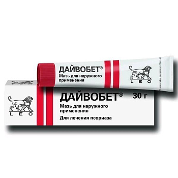 Дайвобет мазь для нар. прим. 500 мкг/г+50 мкг/г 30 г
