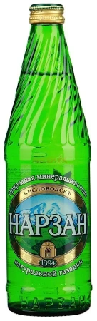 Вода мин. Нарзан питьевая лечебно-столовая натур. газации 0.5 л 