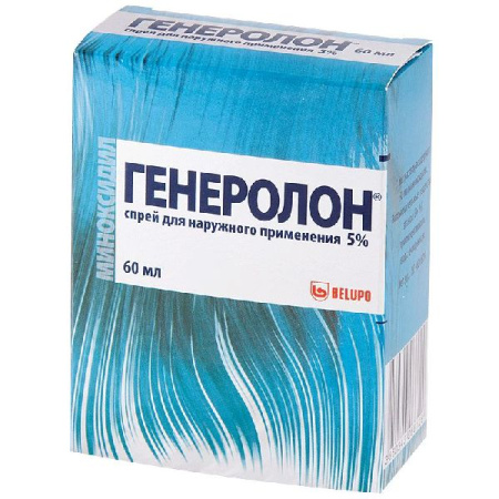 Генеролон спрей для наружного применения 5 % 60 мл
