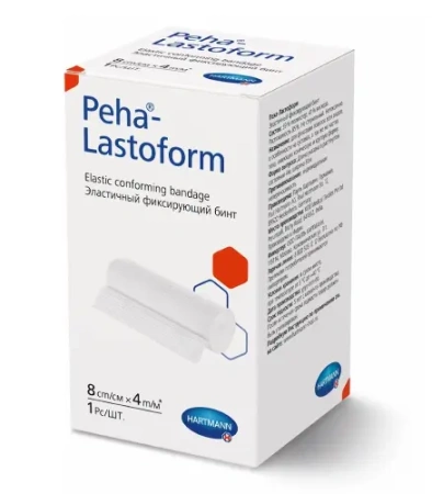 Бинт эласт. фиксир. Пеха-Ластоформ Peha-Lastoform 8 см х 4 м