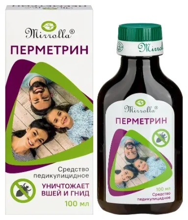 Средство педикулицидное Мирролла перметрин Фора+ 100 мл