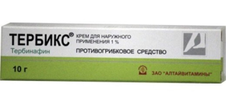 Тербикс крем для нар. прим. 1 % 10 г