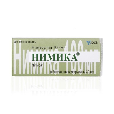 Нимика табл. дисперг. 100 мг № 20