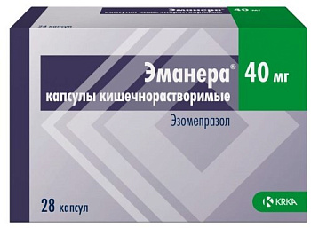 Эманера капс. кш/раств. 40 мг № 28