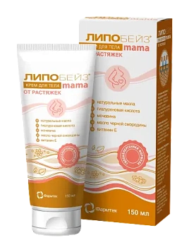 Крем Липобейз мама для тела от растяжек 150 мл