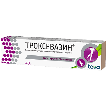 Троксевазин гель для нар. прим. 2 % 40 г