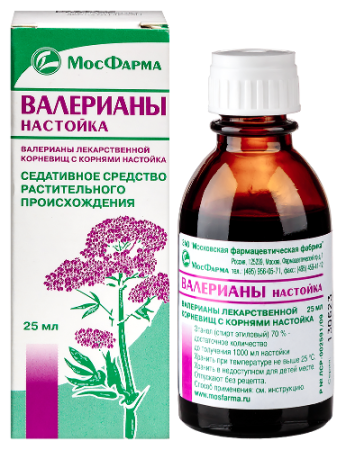 Валерианы настойка 25 мл