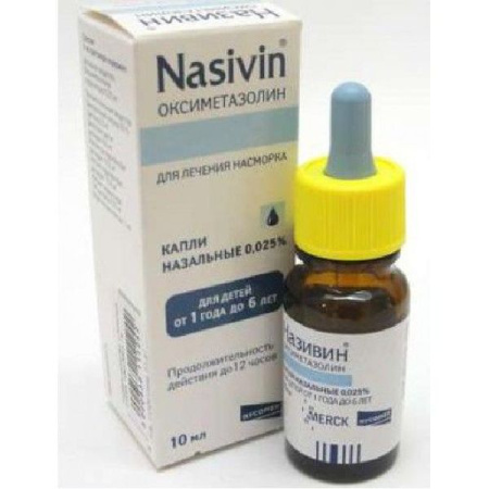 Називин капли наз. 0.05%  10 мл