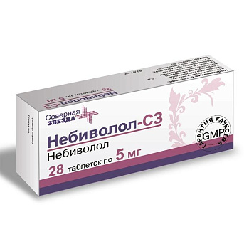 Небиволол-СЗ табл. 5 мг № 28