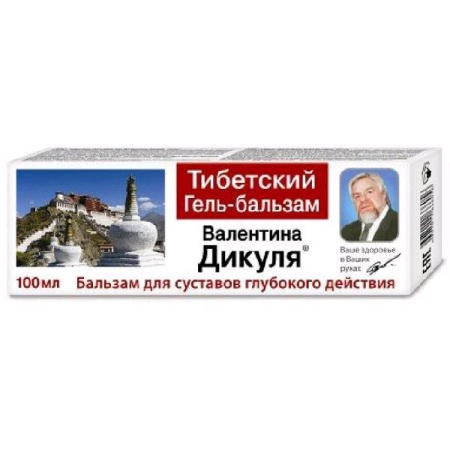 Гель-бальзам для тела Валентина Дикуля Тибетский 100 мл