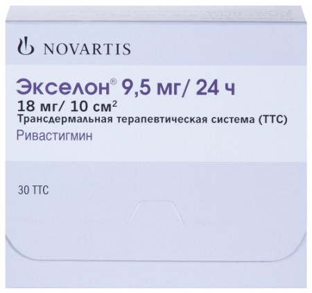 Экселон ТТС 9.5 мг/24 ч № 30
