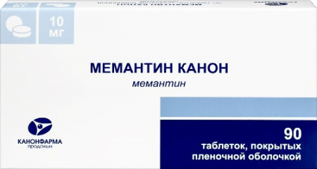 Мемантин Канон табл. п.п.о. 10 мг № 90