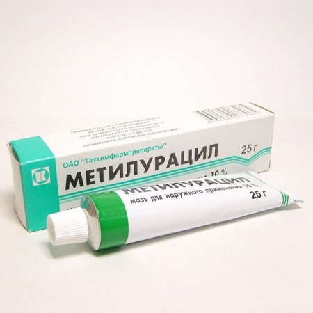 Метилурацил мазь для местн. и нар. прим. 10 % 25 г