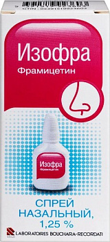 Изофра спрей наз. 1.25 % 15 мл