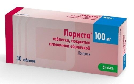 Лориста табл. п.п.о. 100 мг № 30