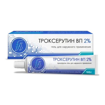 Троксерутин ВП гель для нар. прим. 2 % 100 г