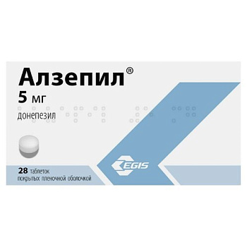 Алзепил табл. п.п.о. 5 мг № 28