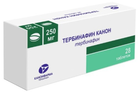 Тербинафин Канон табл. 250 мг № 28