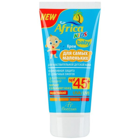 Африка Кидс крем для самых маленьких д/чувст. кожи SPF 45+ 50 мл