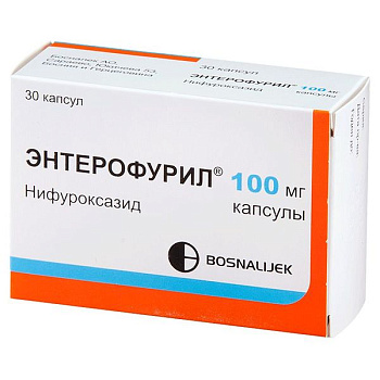 Энтерофурил капс. 100 мг № 30