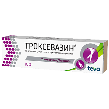 Троксевазин гель для нар. прим. 2 % 100 г
