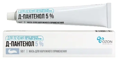 Д-Пантенол мазь для нар. прим. 5 % 50 г