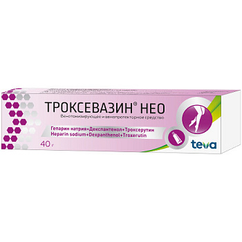 Троксевазин Нео гель для нар. прим. 40 г