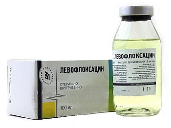 Левофлоксацин р-р для инф. 5 мг/мл 100 мл