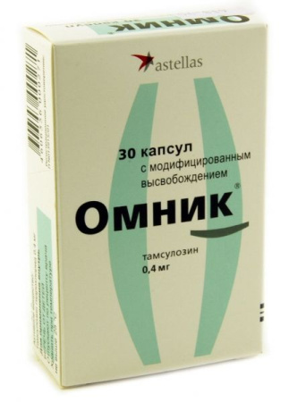 Омник капс. с модиф. высвоб. 0.4 мг № 30
