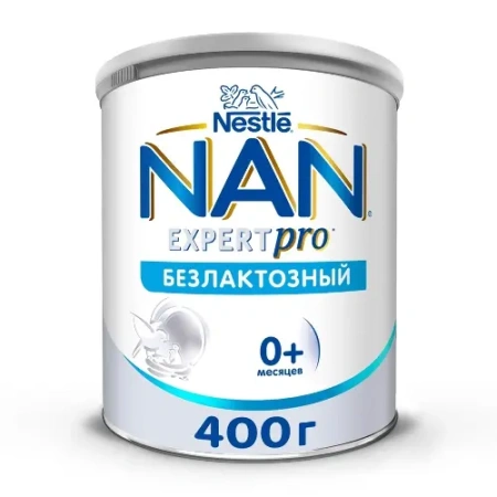 Смесь безлактозная НАН с рождения 400 г
