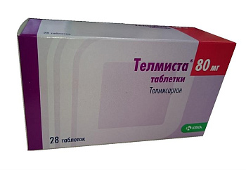 Телмиста Н табл. 12.5 мг+80 мг № 28