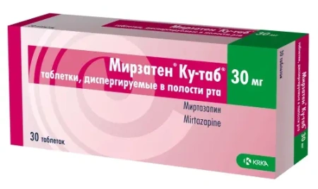Мирзатен Ку-таб табл. дисперг. в пол. рта 30 мг № 30