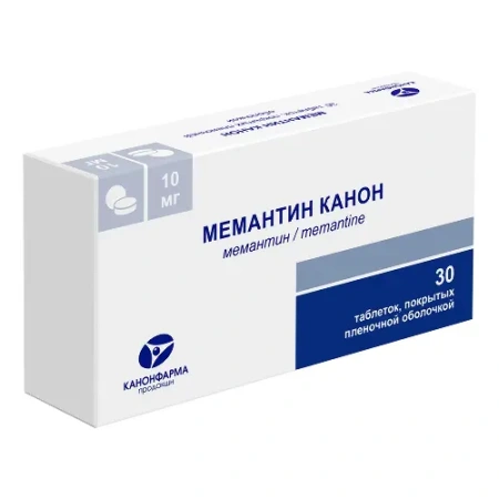 Мемантин Канон табл. п.п.о. 10 мг № 30