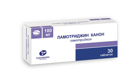 Ламотриджин Канон табл. 100 мг № 30