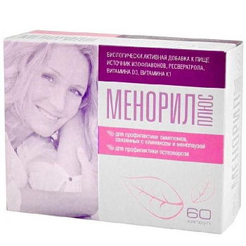 Менорил плюс капс. 250 мг № 60 БАД